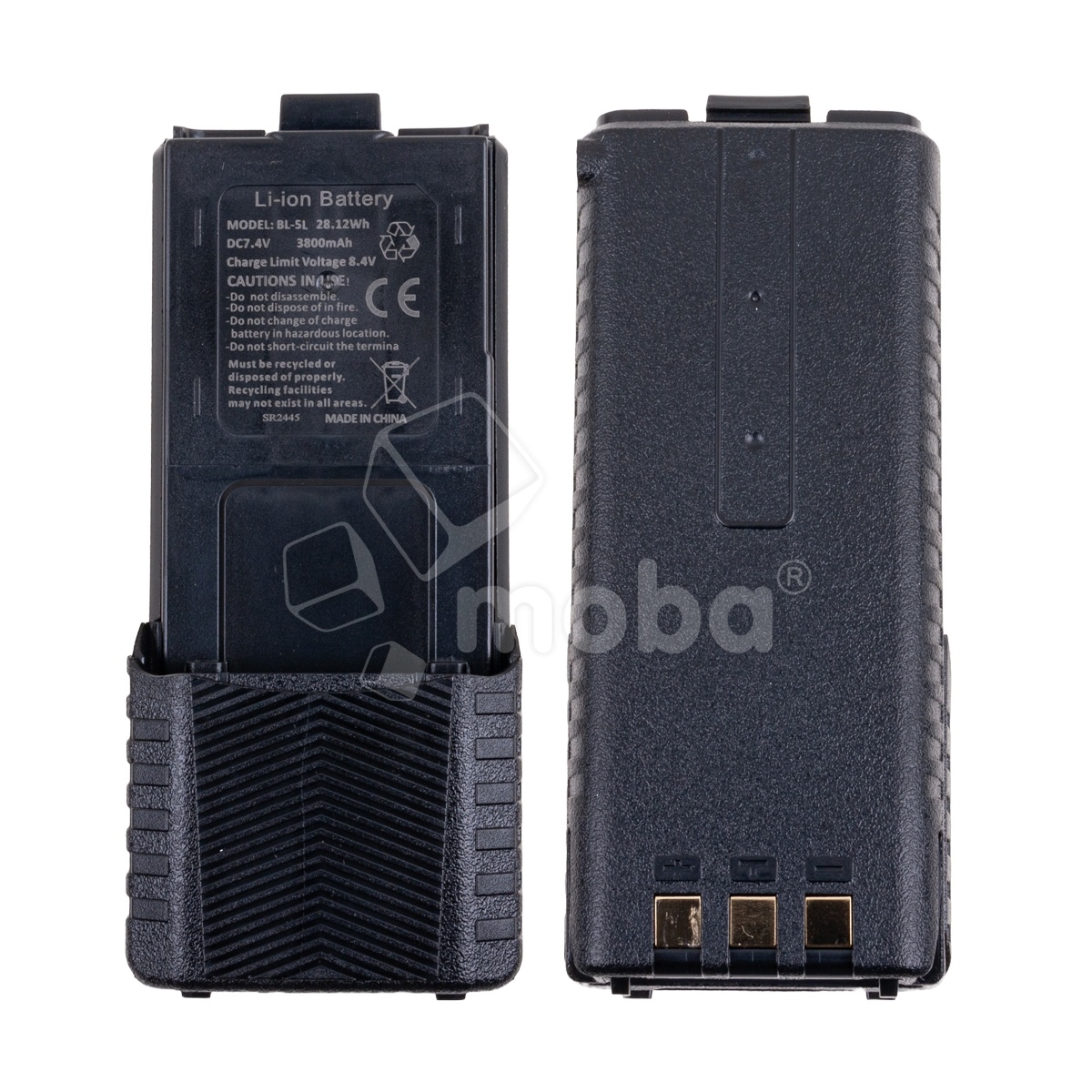 Аккумулятор для радиостанции Baofeng UV-5R/UV-5RE/DM-5R BL-5L (3800 mAh, усиленный)