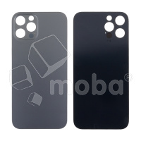 Задняя крышка для iPhone 12 Pro (A2407) Серый (стекло, узкий вырез под камеру, логотип) - Премиум