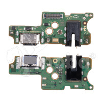 Шлейф для Infinix Note 12 2023 (X676C) плата на системный разъем/разъем гарнитуры/микрофон - Премиум