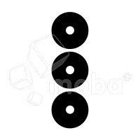 Стекло камеры для Realme C53/C51 (RMX3760/RMX3830) (комплект 3 шт.) Черный