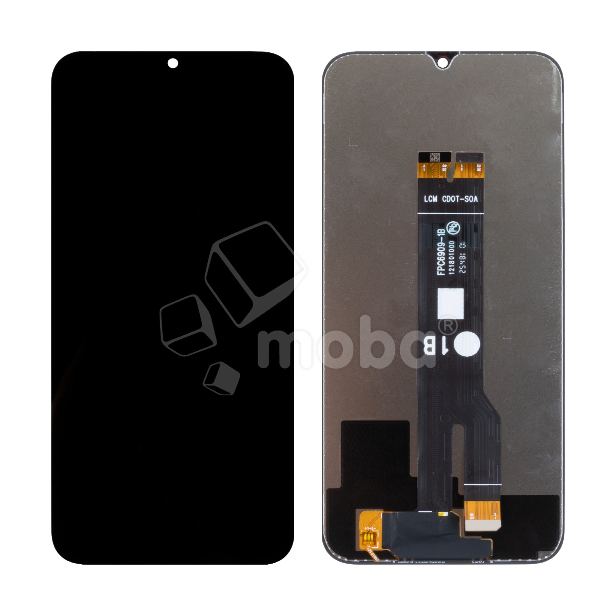 Дисплей для Xiaomi Redmi A7 Pro 4G/Poco C81 Pro 4G (25128RN17A/25128PC17G) в сборе с тачскрином Черный - OR100 (HD+, 400 Кд/м², 120 Гц)