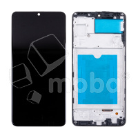 Дисплей для Samsung Galaxy A22 4G (A225F) модуль с рамкой Черный - (In-Cell)