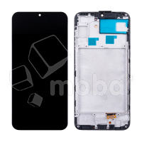 Дисплей для Samsung Galaxy A24 4G (A245F) модуль с рамкой Черный - (OLED) (Full Size)