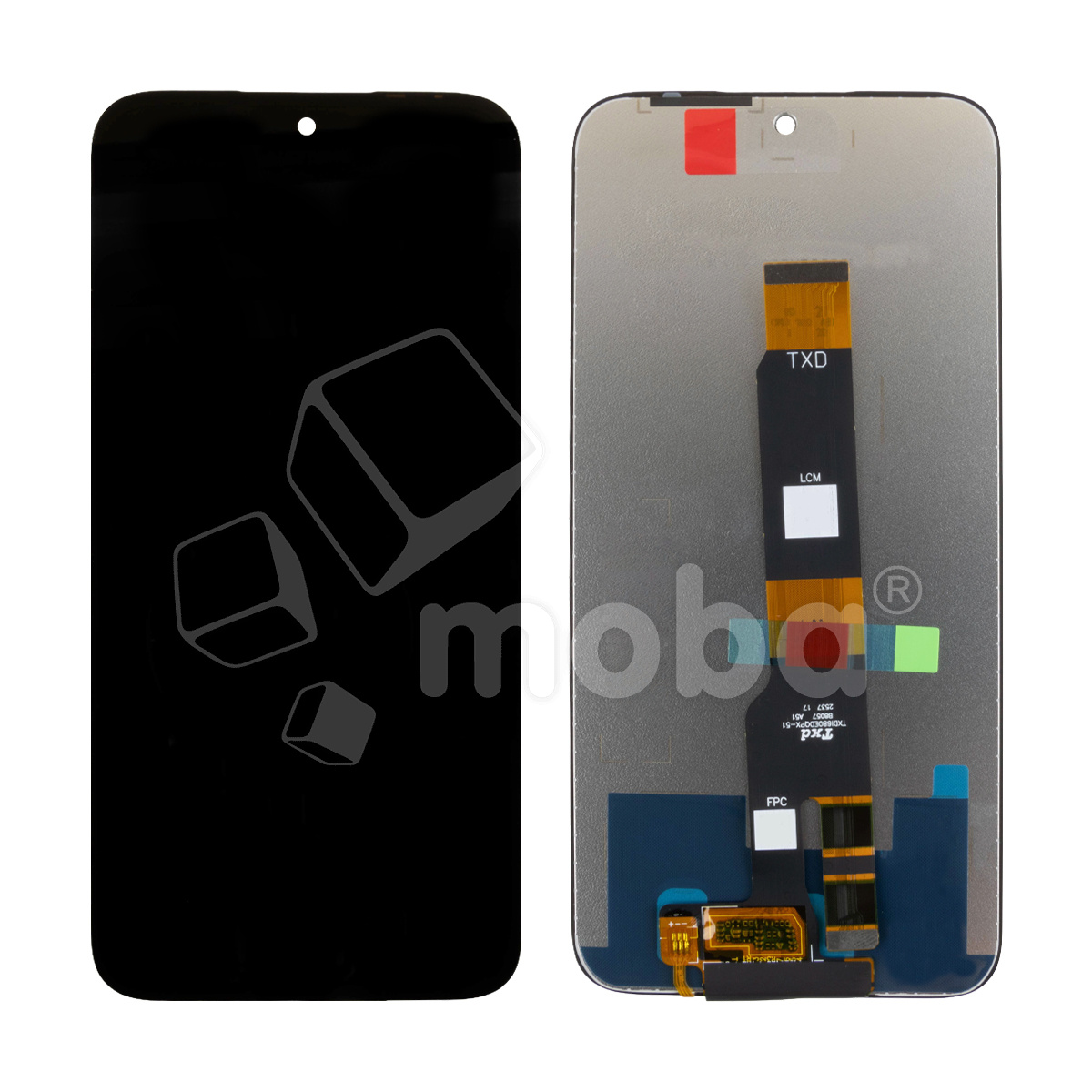 Дисплей для Infinix Hot 70 4G (X6895B) в сборе с тачскрином Черный - OR (Full HD, 300 Кд/м?, 120 Гц)