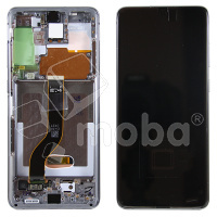 Дисплей для Samsung Galaxy S20+ (G985F) модуль с рамкой Серый - OR (SP)