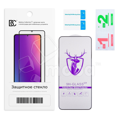 Защитное стекло "Премиум" для Xiaomi Redmi Note 13 4G/14 4G/5G Черный