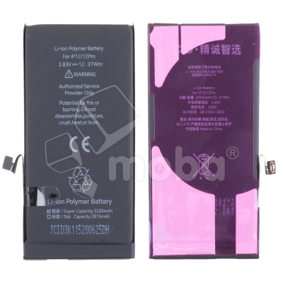 Аккумулятор для iPhone 12/12 Pro - JCID с верификацией - усиленная 3230 mAh