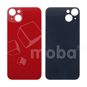 Задняя крышка для iPhone 14 Plus (A2887) Красный (стекло, широкий вырез под камеру, логотип)