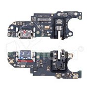 Шлейф для Huawei Honor X6/X8 5G (VNE-LX1/VNE-N41) плата на системный разъем/разъем гарнитуры/микрофон - Премиум
