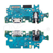 Шлейф для Samsung Galaxy A24 4G (A245F) плата системный разъем/разъем гарнитуры/микрофон - Премиум