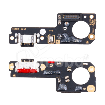 Шлейф для Xiaomi Redmi Note 13 5G (2312DRAABG/2312DRAABI) плата системный разъем/микрофон