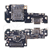 Шлейф для Xiaomi Poco X5 Pro 5G (22101320G) плата системный разъем/разъем SIM/микрофон