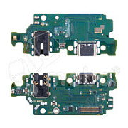 Шлейф для Samsung Galaxy A23 (A235F) плата системный разъем/разъем гарнитуры/микрофон - Премиум