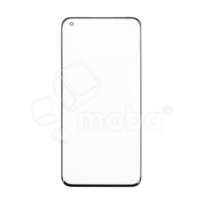 Стекло для переклейки Xiaomi Mi 11 Pro/Mi 11 Ultra (M2011K1C/M2102K1G) с OCA пленкой Черный - (Feaglet)