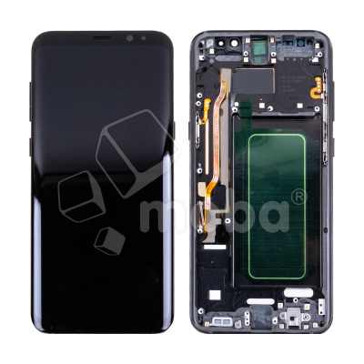 Дисплей для Samsung Galaxy S8+ (G955F) модуль с рамкой Черный - (OLED)