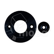 Стекло камеры для Xiaomi Redmi A3/Poco C61 (23129RN51X/2312BPC51X) (комплект 2 шт.) Черный