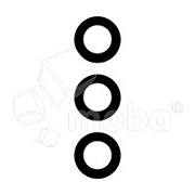 Стекло камеры для Samsung Galaxy A54 5G (A546E) (комплект 3 шт.) Черный