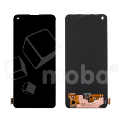 Дисплей для OPPO A74 4G (CPH2219) в сборе с тачскрином Черный - (OLED)