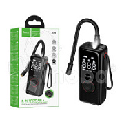 Портативный смарт-насос Hoco ZP18 (4000 mAh, 10.3 бар, 5 режимов, LED-дисплей) Черный