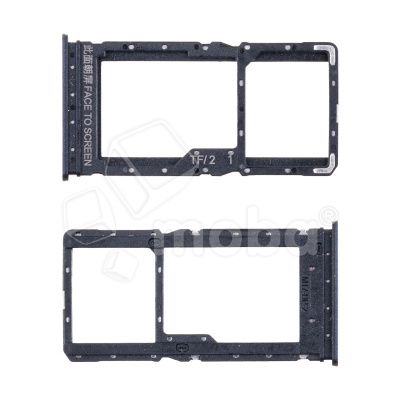 Держатель SIM для Xiaomi Poco X5 5G/Redmi Note 12 5G (22111317PG/22111317I) Черный