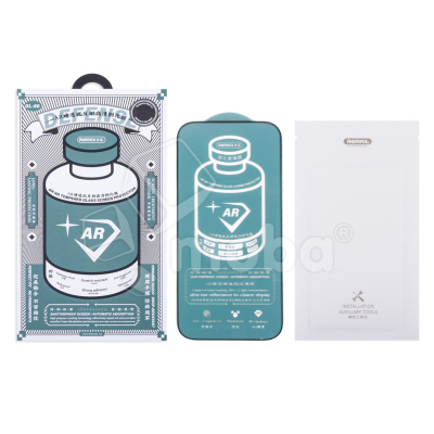 Защитное стекло "Антибликовое" Remax Medicine Glass GL-86 для iPhone 17 Pro Max Черный