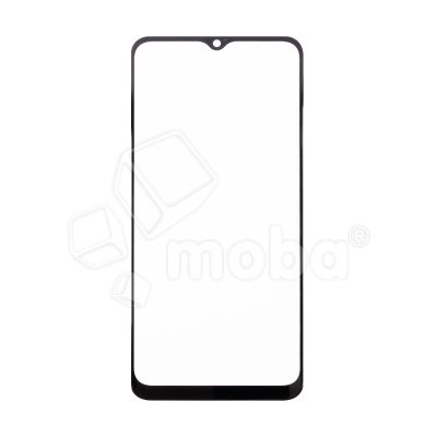 Стекло для переклейки Realme C33 (RMX3624) в сборе с OCA пленкой Черный - OR (Mitsubishi)