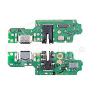 Шлейф для Infinix Hot 12 Play/20 Play (X6816D/X6825) плата на системный разъем/разъем гарнитуры/микрофон - Премиум