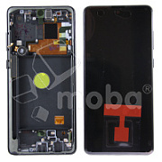 Дисплей для Samsung Galaxy Note 10 Lite (N770F) модуль с рамкой Черный - OR (SP)