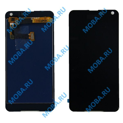 Дисплей для Microsoft 650/650 Dual (RM-1152/RM-1154) в сборе с тачскрином Черный