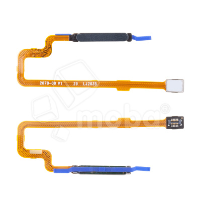 Шлейф для Xiaomi Poco M4 5G (MZB0BF9RU/22041219PG) сканер отпечатка пальцев Черный