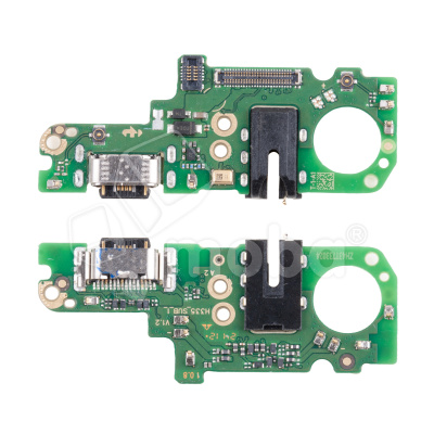 Шлейф для Tecno Pova 6 Pro 5G (LI9) плата на системный разъем/разъем гарнитуры/микрофон - Премиум