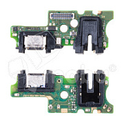 Шлейф для Tecno Camon 19 Neo (CH6i) плата на системный разъем/разъем гарнитуры/микрофон - Премиум