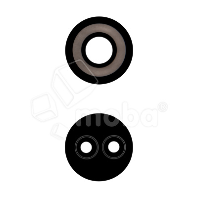 Стекло камеры для Tecno Spark 9 Pro (KH7n) (комплект 2 шт.) Черный