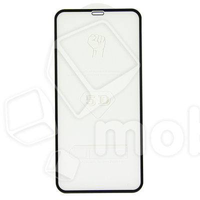 Защитное стекло "Стандарт" для iPhone Xs Max/11 Pro Max Черный (Полное покрытие)