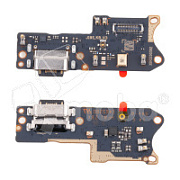 Шлейф для Xiaomi Poco M3/Redmi 9T (M2010J19CG/M2010J19SY) плата системный разъем/микрофон - OR (SP)