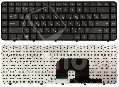Клавиатура для ноутбука HP Pavilion DV6-3000 черная с рамкой