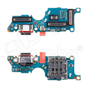 Шлейф для Realme 15 5G (RMX5106) плата системный разъем/разъем SIM/микрофон - Премиум