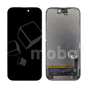 Дисплей для iPhone 15 (A3090) в сборе с тачскрином Черный - DD (Soft OLED, Full HD) (с верификацией = с привязкой без ошибки)