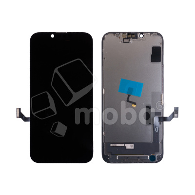 Дисплей для iPhone 16e (A3408/A3409/A3410/A3212) в сборе с тачскрином Черный - (Hard OLED, Full HD) (площадка под IC)