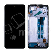 Дисплей для Xiaomi Redmi Note 11 Pro 4G/5G/Poco X4 Pro 5G (2201116TG/2201116SG/2201116PG) модуль с рамкой Черный - OR (SP)