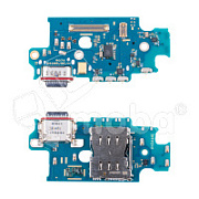 Шлейф для Samsung Galaxy S24+ (S926B/EU version) плата системный разъем/разъем SIM/микрофон - Премиум