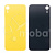 Задняя крышка для iPhone Xr (A2105) Желтый (стекло, монолит, широкий вырез под камеру, логотип) - Премиум