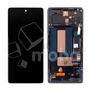 Дисплей для Google Pixel 7a (GHL1X) модуль с рамкой Черный - (OLED)