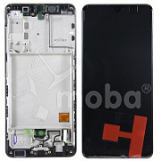 Дисплей для Samsung Galaxy A41 (A415F) модуль с рамкой Черный - OR (SP)