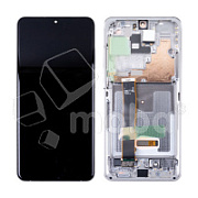 Дисплей для Samsung Galaxy S20 Ultra (G988B) модуль с рамкой Белый - OR (SP)