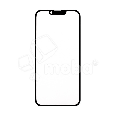Стекло для переклейки iPhone 14 (A2883) с OCA пленкой Черный - OR (Mitsubishi)