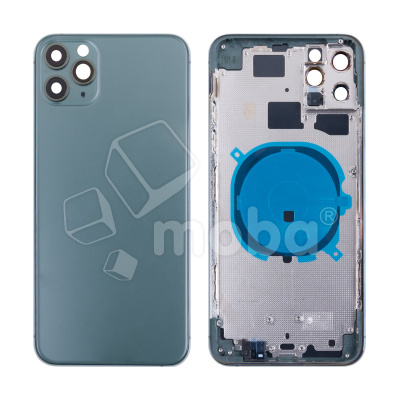 Корпус для iPhone 11 Pro Max (A2218) (1 Sim) Темно-зеленый - Премиум