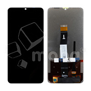 Дисплей для Xiaomi Redmi 12C/Poco C55 (22120RN86G) в сборе с тачскрином Черный Mecanico - AMP