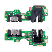 Шлейф для Tecno Pova Neo 3 (LH6n) плата на системный разъем/разъем гарнитуры/микрофон - Премиум