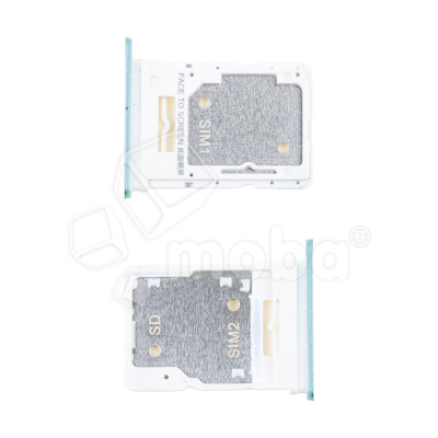 Держатель SIM для Xiaomi Redmi Note 14 4G (24117RN76O/24117RN76G) Голубой